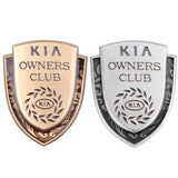 KIA Metal Shield Car Rear Sticker Auto Window Emblem Badge Decal