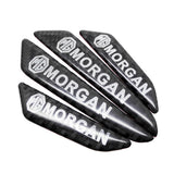 4pcs/set MG Carbon Fiber Car Door Anti-Scratch Sticker Door Side Protection Bumper Strips