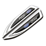 2pcs Ford Mustang Logo Metal Car Side Fender Emblem Sticker Decal