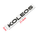 Renault KOLEOS Letter Logo ABS Car Trunk Sticker Emblem Badge Decal