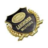 Land Rover Metal Carbon Fiber Car Rear Sticker Shield Trunk Emblem Badge Decal