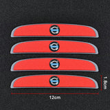 4pcs/set Volvo Car Door Mirror Side Anti Collision Sticker Bumper Strips