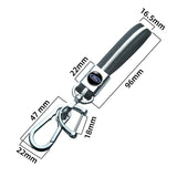 Ford PU Leather Car Key Chain Holder Auto Keyring