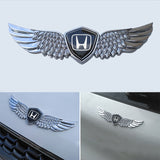 Honda Metal Wings Car Front Sticker Emblem Badge Decal