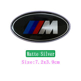 BMW M Power Elliptical Metal Car Window Sticker Emblem Badge Decal