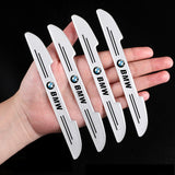 4pcs BMW Car Door Bumper Strip Anti-collision Protection Sticker
