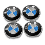 4pcs/set 68mm BMW X1 X3 X5 X6 1 3 5 7 Series Car Wheel Center Hub Cap Auto Hub Cover Emblem Badge Decal