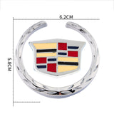 Cadillac Metal Car Rear Sticker Auto Window Emblem Badge Decal