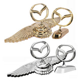 Mazda Angle Wings Metal Car Front Hood Bonnet Sticker Emblem Badge