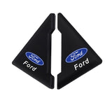 2PCS Ford Musatng Car Door Corner Edge Cover Anti-Scratch Protective Sticker