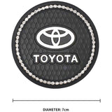 2PCS Toyota TRD Diamond Car Water Coaster Cup Mat
