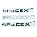 Tesla SpaceX Logo ABS Car Rear Sticker Emblem Badge Decal