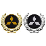 Mitsubishi Metal Car Rear Sticker Trunk Emblem Badge Decal