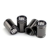 4pcs Fiat Logo Car Tire Valve Caps