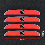 4pcs/set Acura Car Door Mirror Side Anti Collision Sticker Bumper Strips