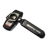 Mercedes Benz AMG Carbon Fiber Car Logo Keychain Keyring