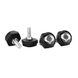 4pcs/set Ssang Yong Logo Stainless Steel Car License Plate Bolts
