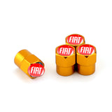 4pcs/set Fiat Car Air Valve Stem Cap Auto Tyre Valve Covers