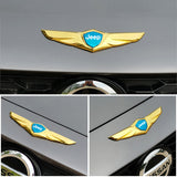Jeep Metal Wings Car Front Hood Sticker Emblem Badge Decal