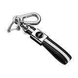 Ford PU Leather Car Key Chain Holder Auto Keyring