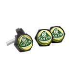 4pcs/set Lotus Logo Stainless Steel Car License Plate Bolts