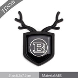 Mercedes Benz Metal Car Rear Sticker Auto Window Carbon Fiber Shield Emblem Badge Decal