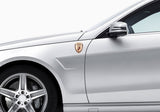 Porsche Metal Shield Car Rear Sticker Auto Window Emblem Badge Decal