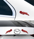 Dodge Sheep Metal Car Body Side Sticker Auto Front Grille Emblem Badge