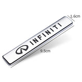 2pcs Infiniti Logo Car Fender Side Emblem Badge Sticker