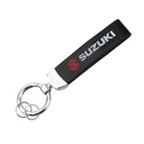 Suzuki PU Leather Car Logo Keychain