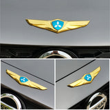 Mitsubishi Metal Wings Car Front Hood Sticker Emblem Badge Decal