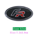 SEAT FR Elliptical Metal Car Window Sticker Emblem Badge Decal