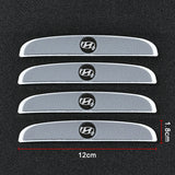 4pcs/set Hyundai Car Door Mirror Side Anti Collision Sticker Bumper Strips