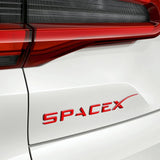 Tesla SpaceX Logo Metal Car Rear Sticker Emblem Badge Decal