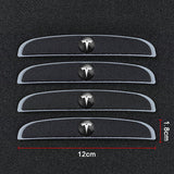 4pcs/set Tesla Car Door Mirror Side Anti Collision Sticker Bumper Strips