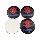 4pcs/set 56mm Suzuki Car Wheel Center Hub Sticker Decal