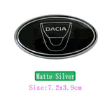 Dacia Elliptical Metal Car Window Sticker Emblem Badge Decal