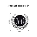 Honda Metal Car Rear Sticker Auto Window Emblem Badge Decal
