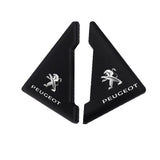 2PCS Peugeot Car Door Corner Edge Cover Anti-Scratch Protective Sticker