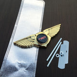 Toyota TRD Angle Wings Metal Car Front Center Sticker Grille Emblem