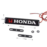 Honda Mugen Logo Car Front Hood Grille LED Light