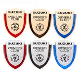 Suzuki Metal Shield Car Rear Sticker Auto Window Emblem Badge Decal