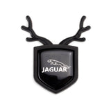 Jaguar ABS Deer Car Rear Sticker Shield Trunk Emblem Badge Decal