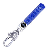 Ford PU leather Braided Rope Car Keychain
