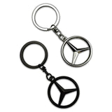 Mercedes Benz AMG Smart Logo Metal Car Keychain Keyring