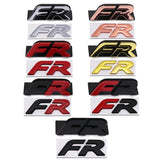 SEAT FR Logo Metal Car Front Hood Grille Emblem Bagde Rear Sticker Decal
