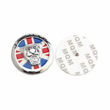 Jaguar UK National Flag Metal Car Front Grille Emblem Badge Auto Body Sticker Decal