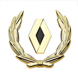 Renault Wheat Metal Car Window Sticker Emblem Badge Decal