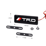 Toyota TRD Logo Car Front Hood Grille LED Light