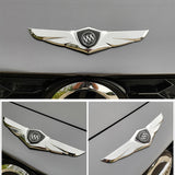 Buick Metal Wings Car Front Hood Sticker Emblem Badge Decal